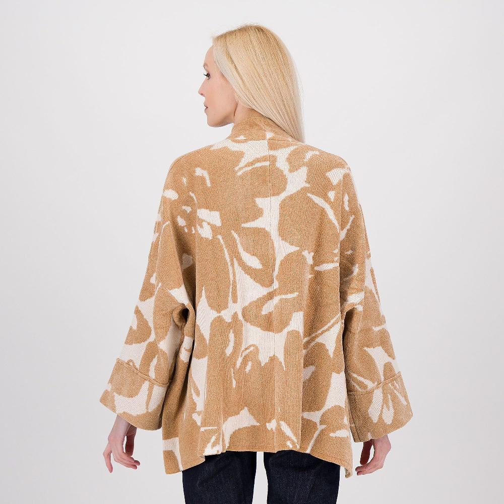 QVC Wynne Layers Cardigan Aperto In Maglia Con Maniche 3/4