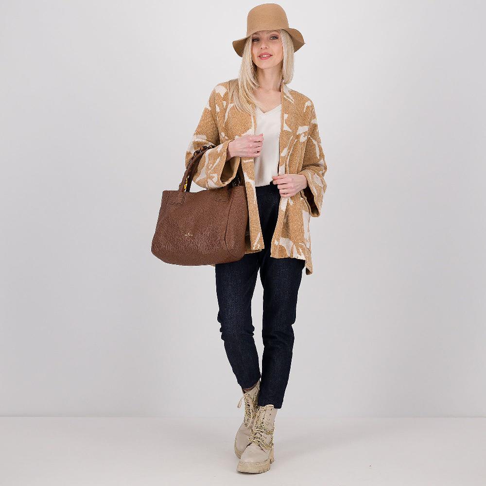 QVC Wynne Layers Cardigan Aperto In Maglia Con Maniche 3/4
