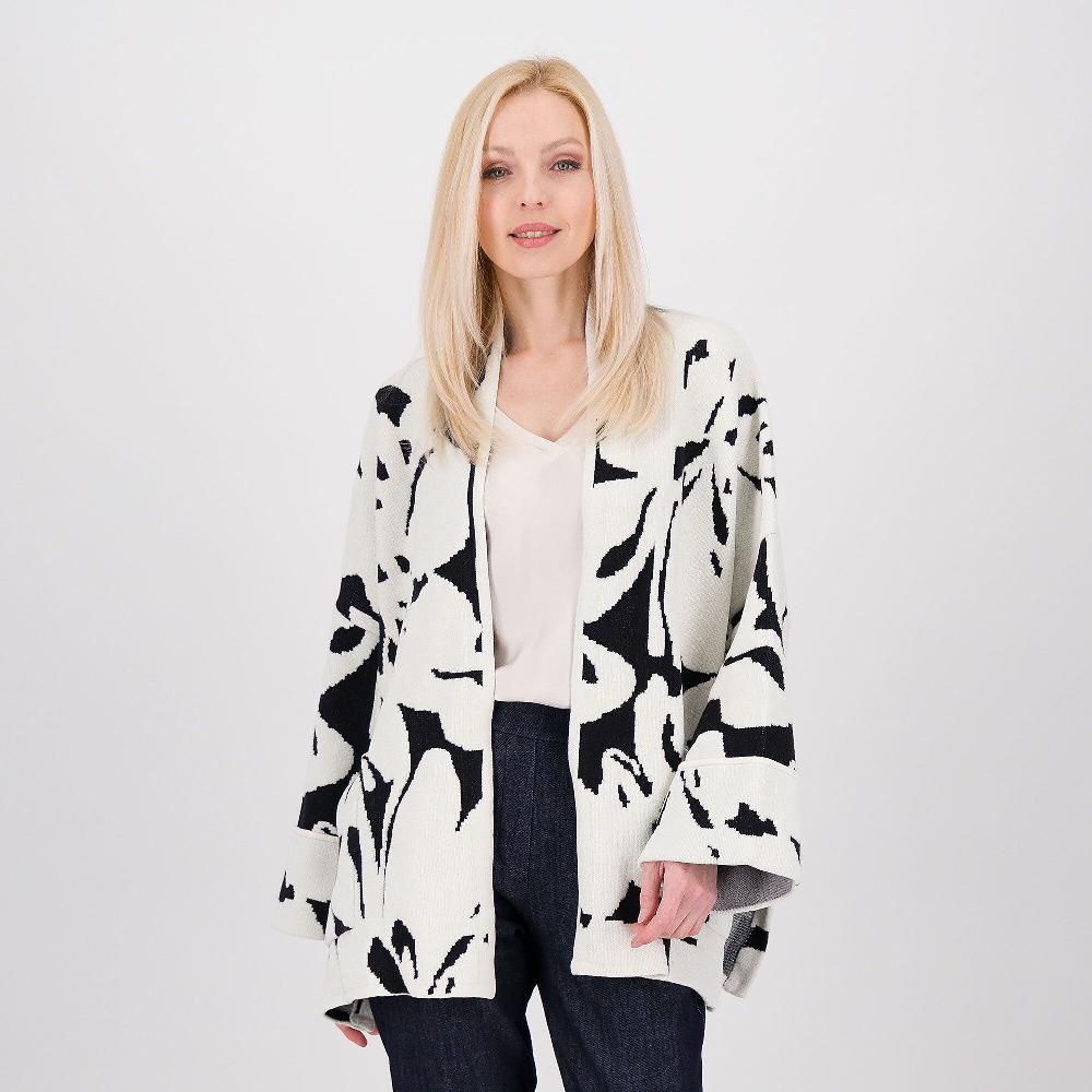 QVC Wynne Layers Cardigan aperto in maglia con maniche 3/4