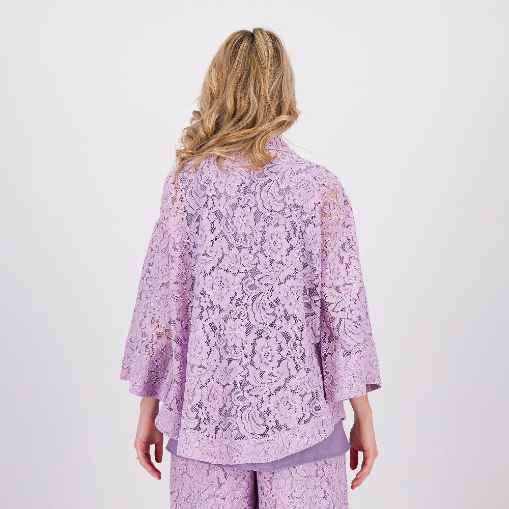 QVC Wynne Layers Giacca In Pizzo Macramé Con Tasche