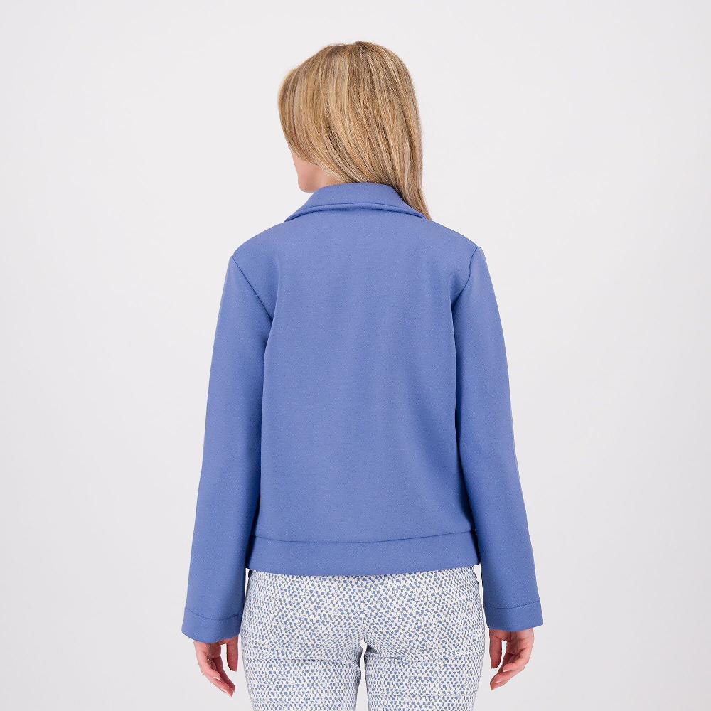 QVC Wynne Layers Giacca Manica Lunga In Punto Milano Con Collo Rever