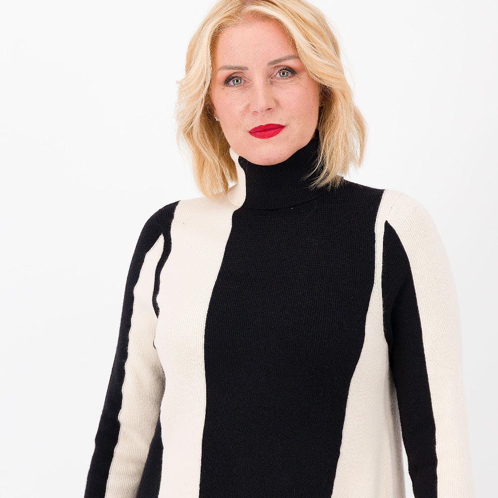 QVC Wynne Layers Maglia Dolcevita A Blocchi Di Colore