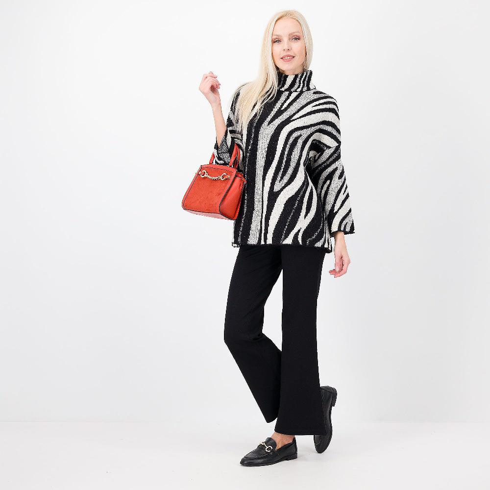 QVC Wynne Layers Maglione Jacquard Fantasia Con Collo A Lupetto