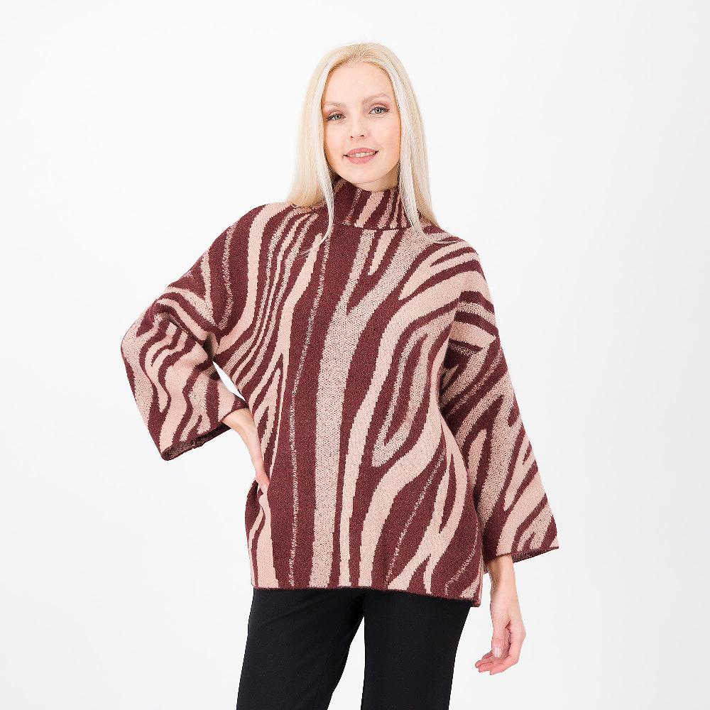 QVC Wynne Layers Maglione jacquard fantasia con collo a lupetto