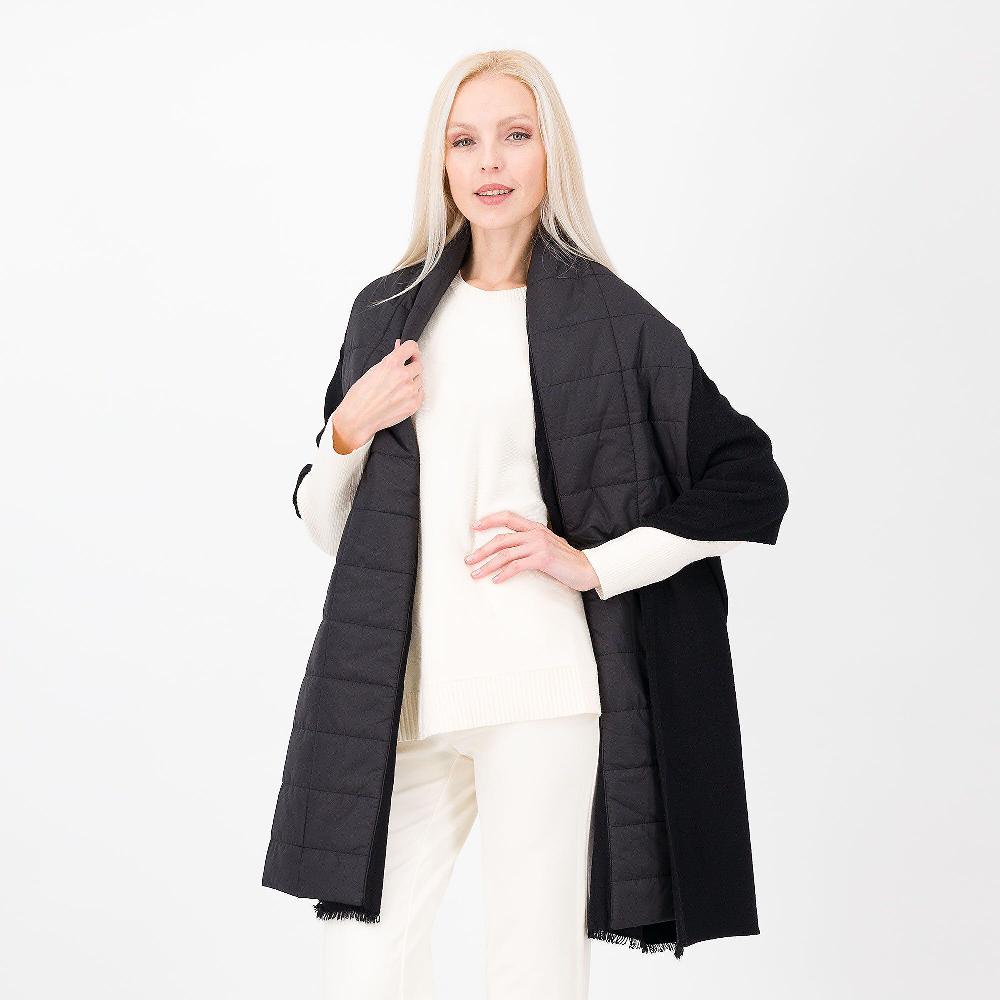 QVC Wynne Layers Mantella in maglia con un lato imbottito