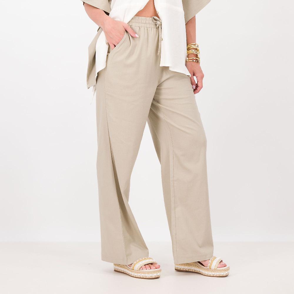 QVC Wynne Layers Pantaloni a gamba ampia in lino e viscosa