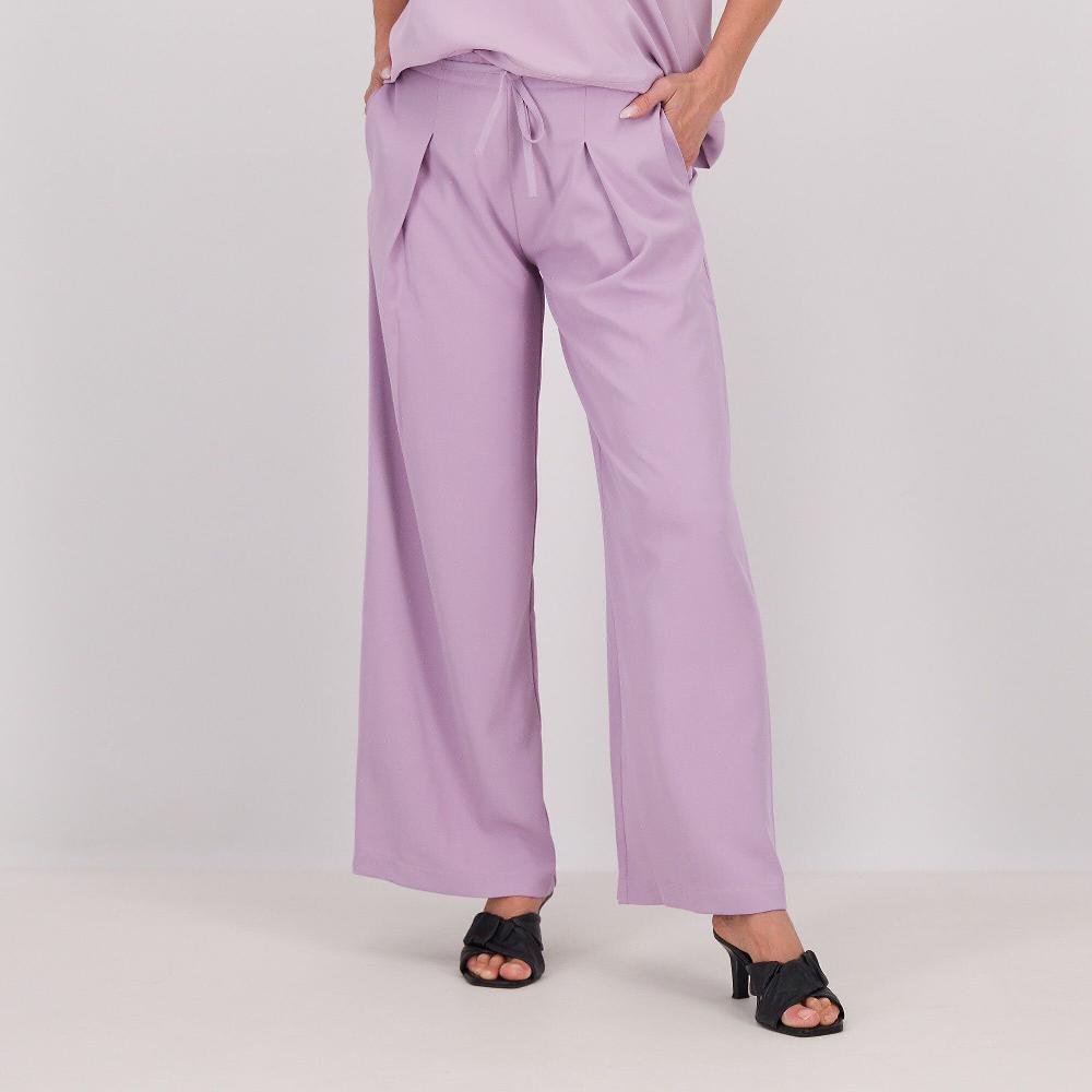 QVC Wynne Layers Pantaloni a gamba larga con elastico in vita e coulisse