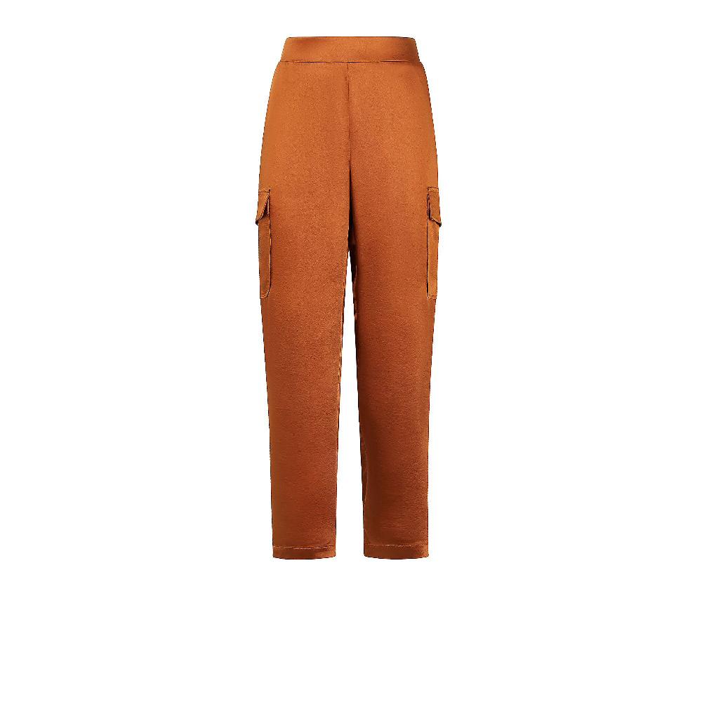 QVC Wynne Layers Pantaloni Cargo In Satin Con Tasche