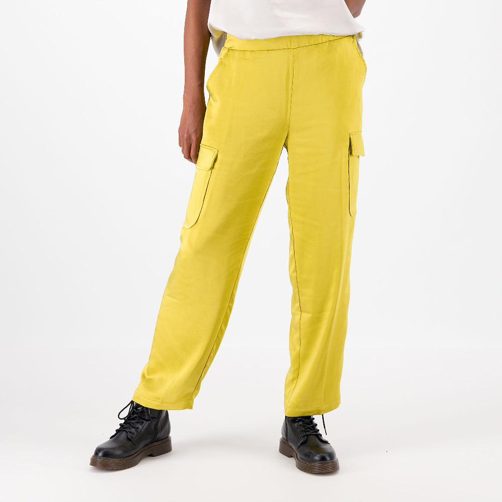 QVC Wynne Layers Pantaloni cargo in satin con tasche