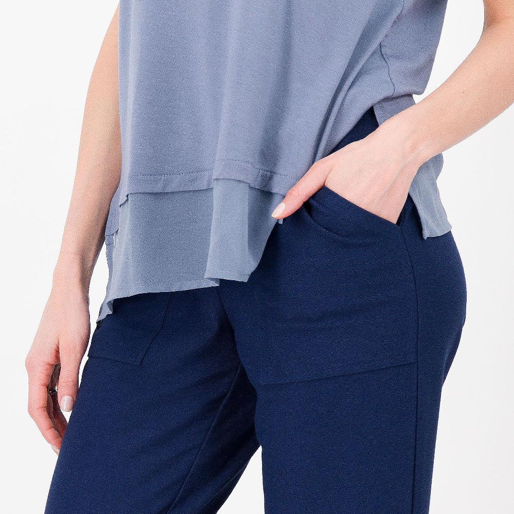 QVC Wynne Layers Pantaloni Cropped In Maglia Gabardine