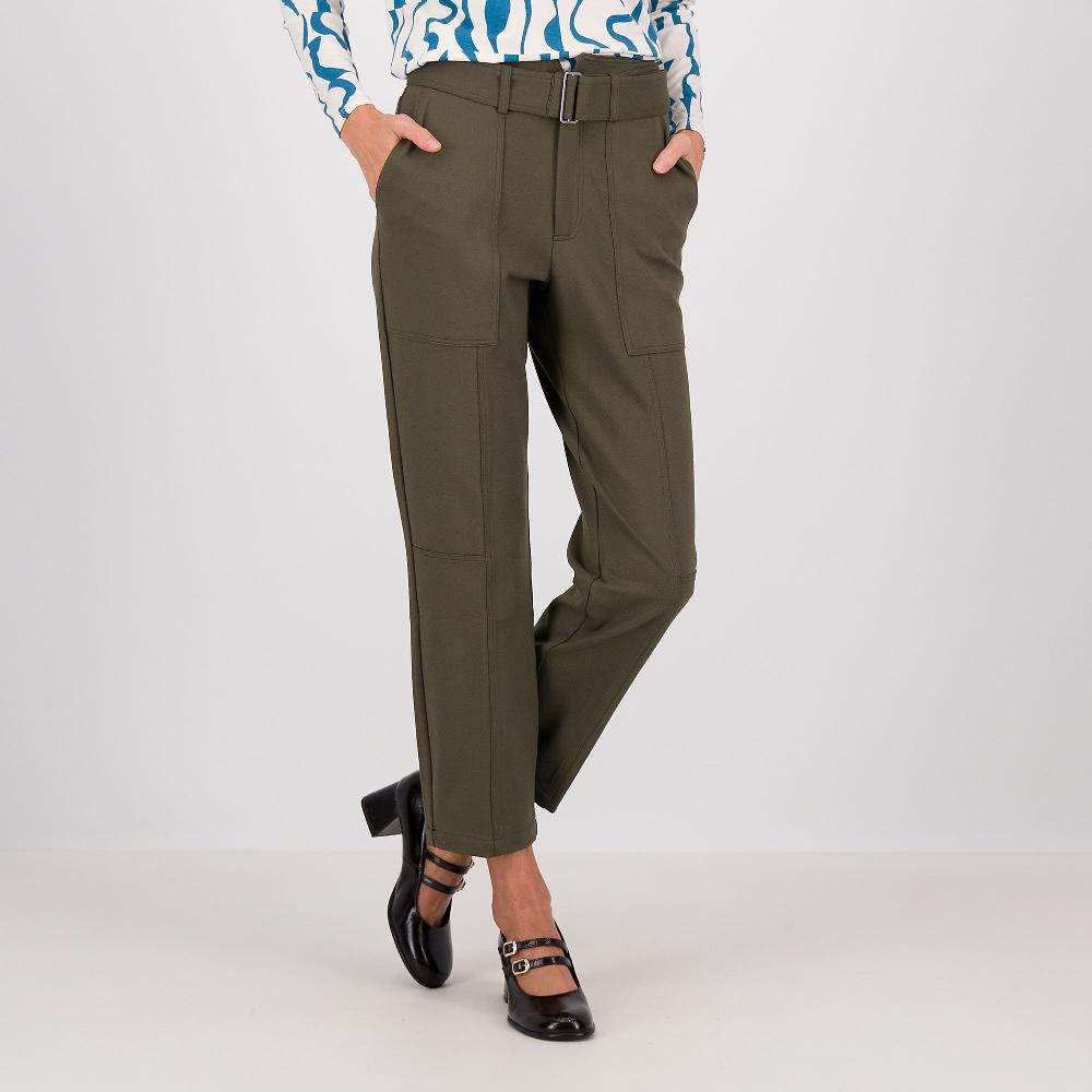 QVC Wynne Layers Pantaloni gamba dritta con impunture