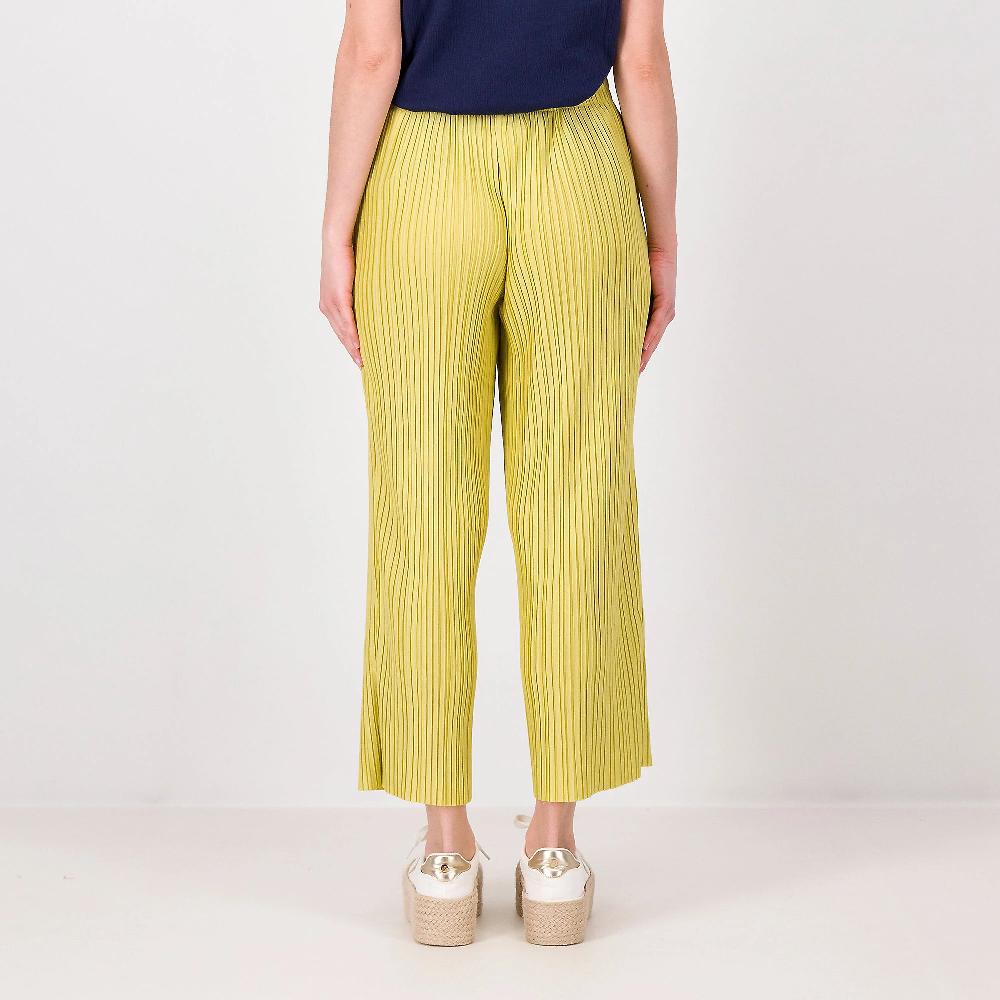 QVC Wynne Layers Pantaloni In Maglia Plissettata Con Viscosa Tasche Laterali