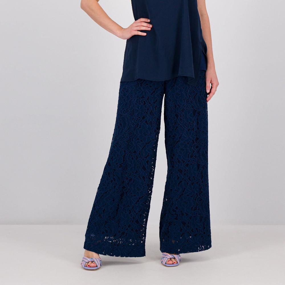 QVC Wynne Layers Pantaloni lunghi e ampi in pizzo macramé