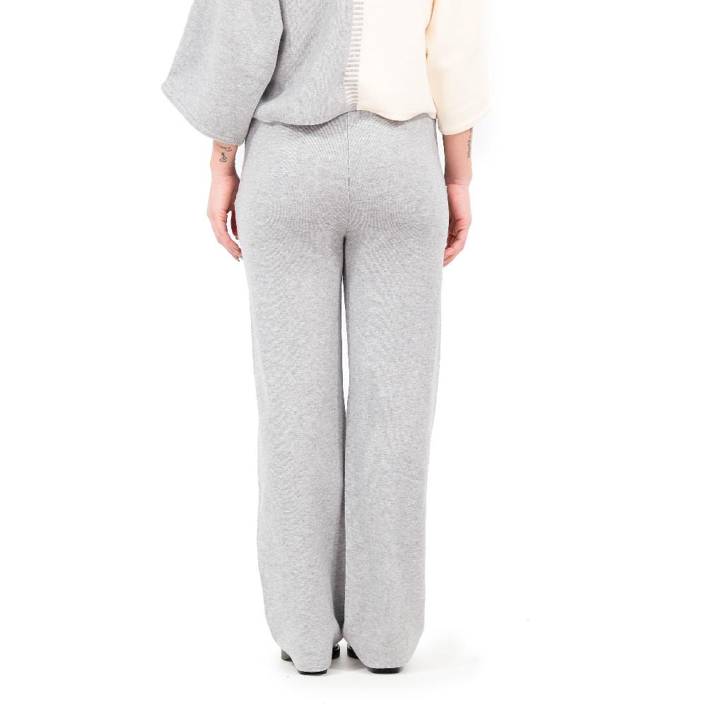 QVC Wynne Lounge Pantaloni In Maglia Rasata Con Viscosa Gamba Ampia Tasche Inserite