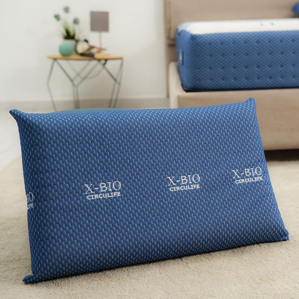 QVC X-BIO 2 Guanciali Circulife In Memory Foam Con Profilo Ergonomico