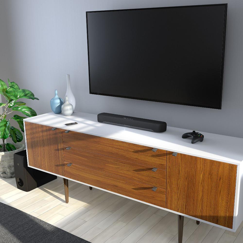 QVC Yamaha SR-C30A Soundbar Con Subwoofer Wireless + Telecomando