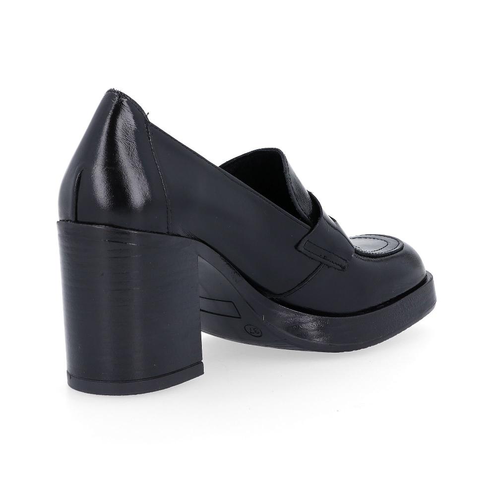 QVC YOKONO Mocassini In Pelle A Punta Squadrata Tacco 8cm
