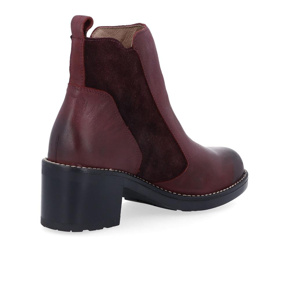 QVC YOKONO Tronchetti In Pelle Inserto Scamosciato Tacco 6 Cm