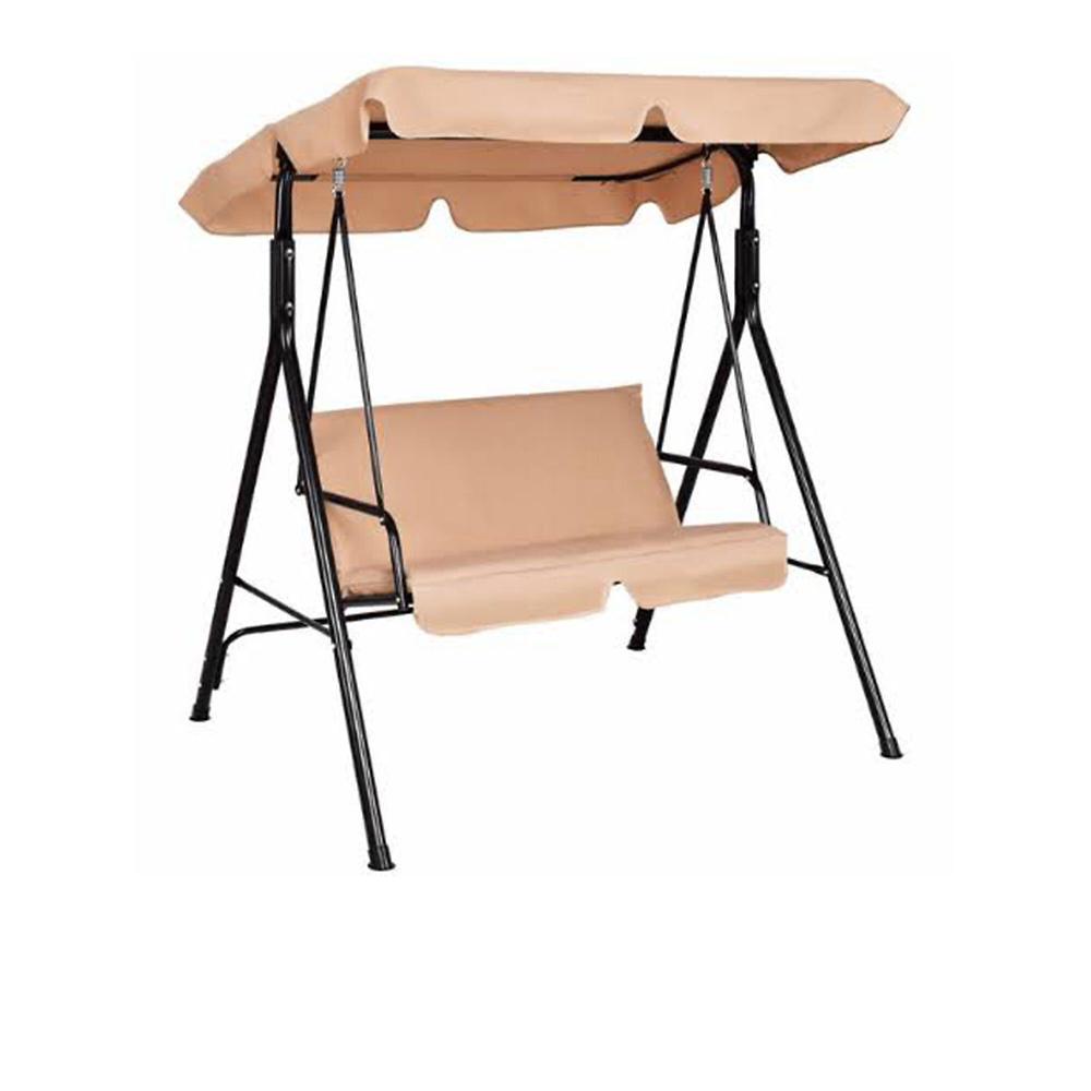 QVC Zambetti outdoor Dondolo da esterno a 3 posti in acciaio Marsala