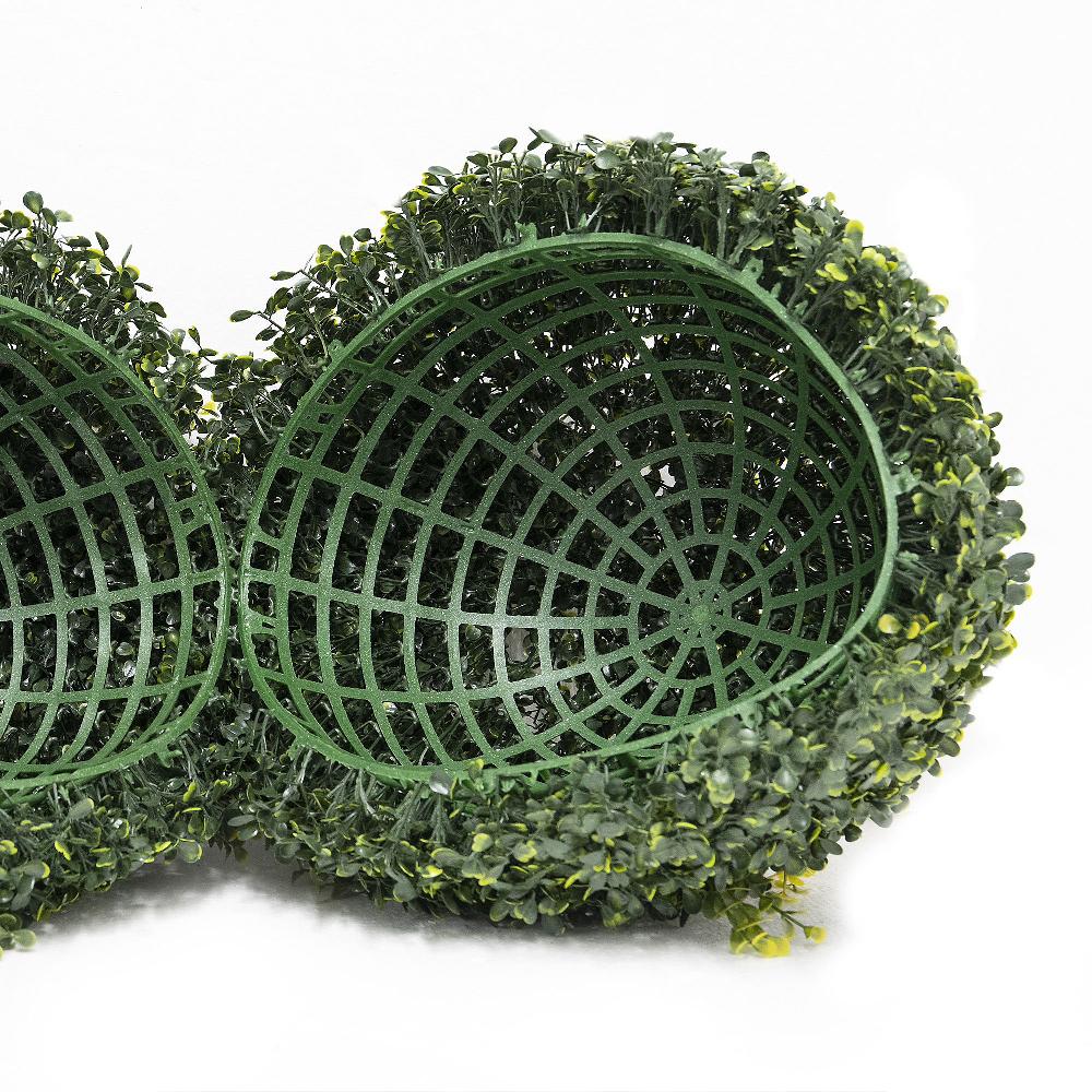 QVC Zambetti Outdoor Sfera Decorativa Da Esterni Con Foglie Sintetiche