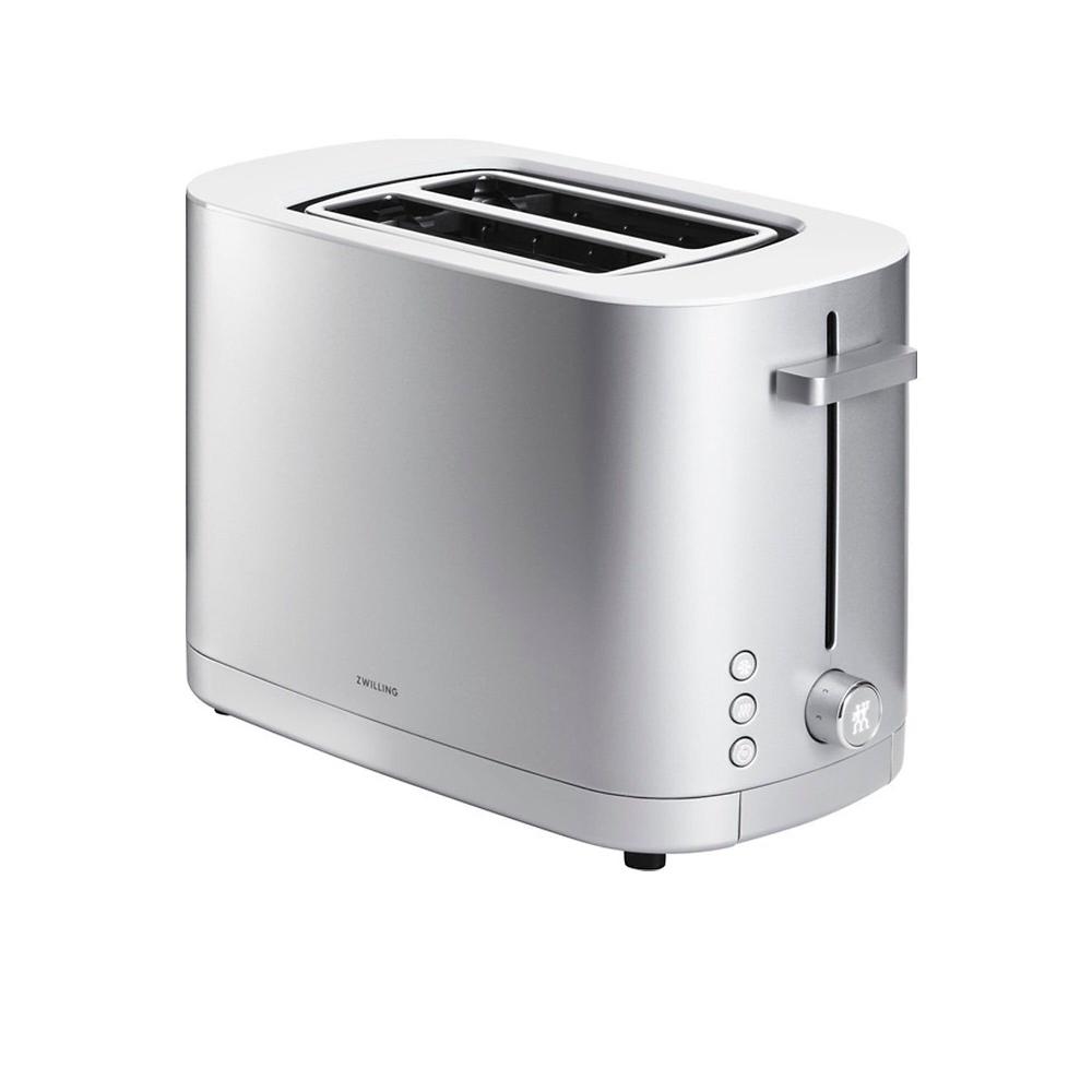 QVC Zwilling Enfinigy toaster a 2 fette corpo in acciaio funzione soft-lift