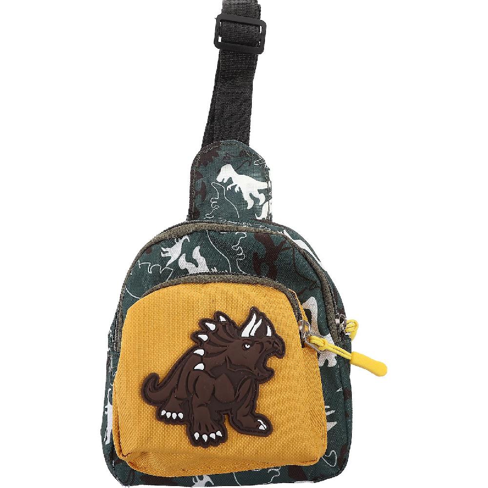 1 Pc Children Shoulder Bag Dinosaur Chest Bag Waist Bag Cross Body Bag