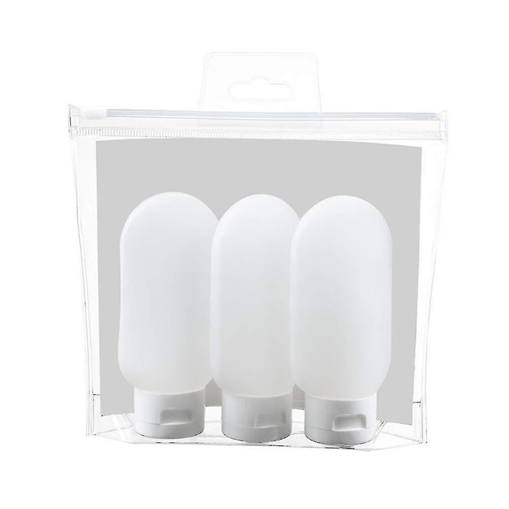 100ml Silicone Travel Bottles Travel Toiletry Bottles Silicon Liquid Travel Bottle Set Travel Size Containers 3pcs