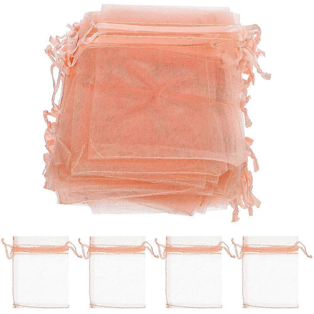 100Pcs Drawstring Organza Bags Jewelry Bags Party Goodies Bags Jewelry Pouches Small Mesh Bags
