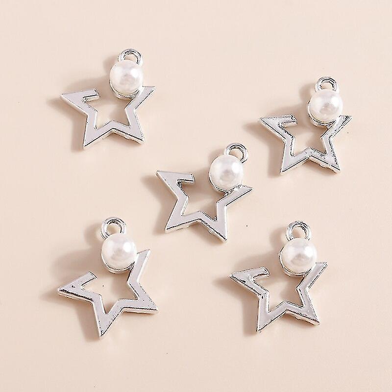 10pcs 17 * 19mm Crystal Mouse Charms Pendenti per collana bracciale Making Accessori DIY Charm Orecchini Keychain Jewelry Making