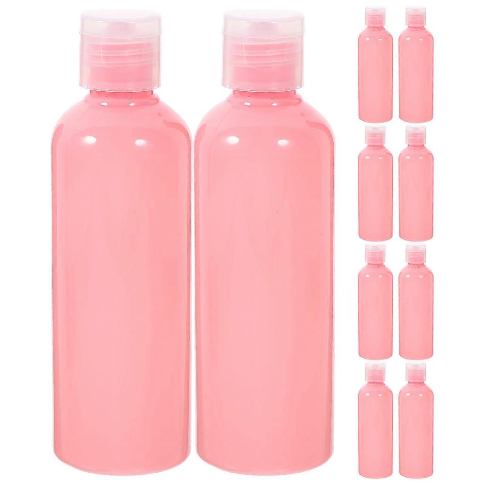 10pcs Travel Bottles Empty Bottles Squeeze Lotion Containers Travel Size Bottles 100ml