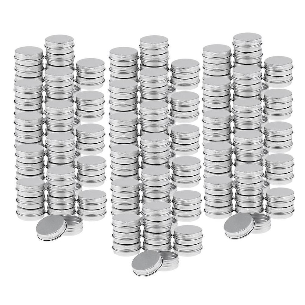 160x 15ml Aluminium Lip Balm Tin Pots Cosmetic Cream Jar Bottle Container