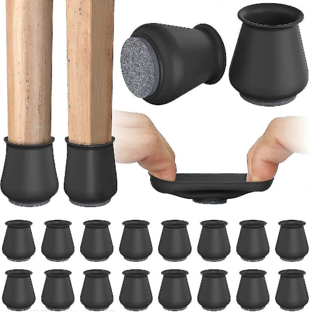 16pcs Sedia Protezioni Per Pavimenti Per Le Gambe Coperture In Silicone Per Proteggere I Pavimenti In Feltro Mobili Di Protezione Antiscivolo Pads Caps