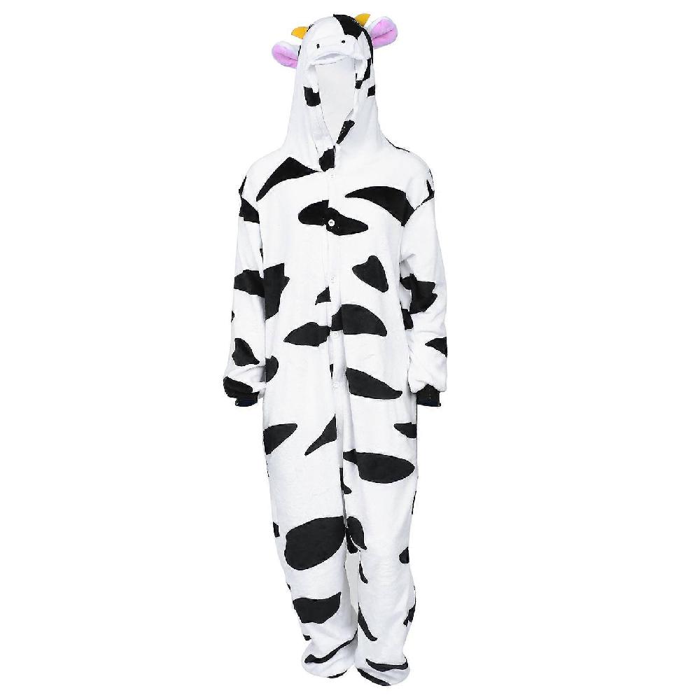 1PC Cartoon Pajamas Lovely Flannel Animal Jumpsuit Autumn Winter Homewear