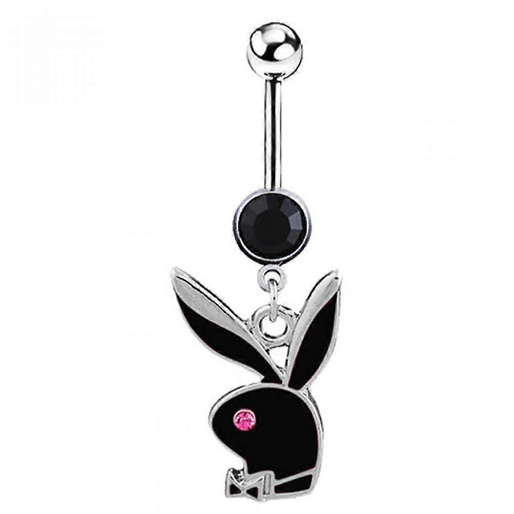 1pc Rabbit Creativity Belly Button Ring Navel Piercing Ring Cartoon Cat Navel Button Piercings For Women Girls Body Jewelry Gift