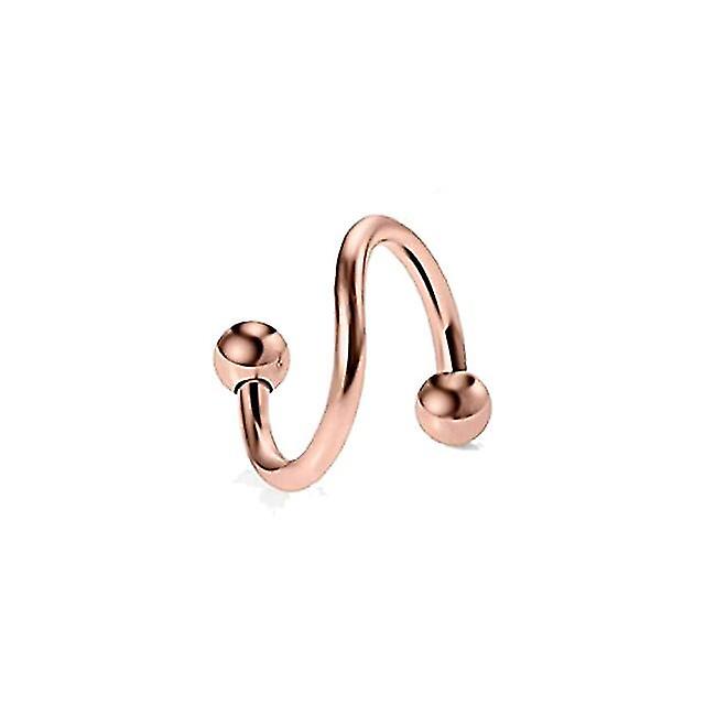 1pcs Spiral Barbell Surgical Steel Twist Cartilage Helix Tragus Earring Lip Eyebrow Labret Hoop Rings Piercing Jewelry for Women Men