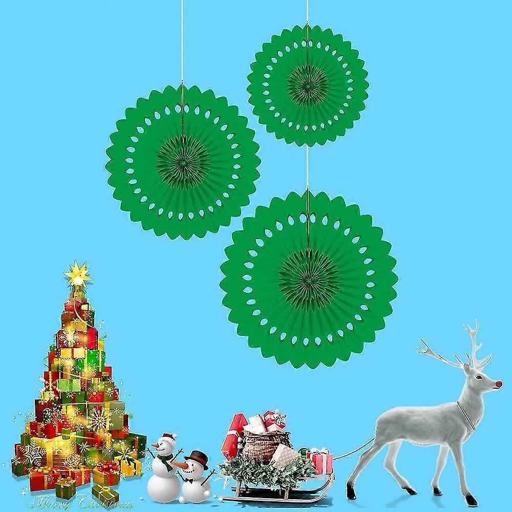 2 Packs Christmas Paper Creative Hollow Flower Decoration