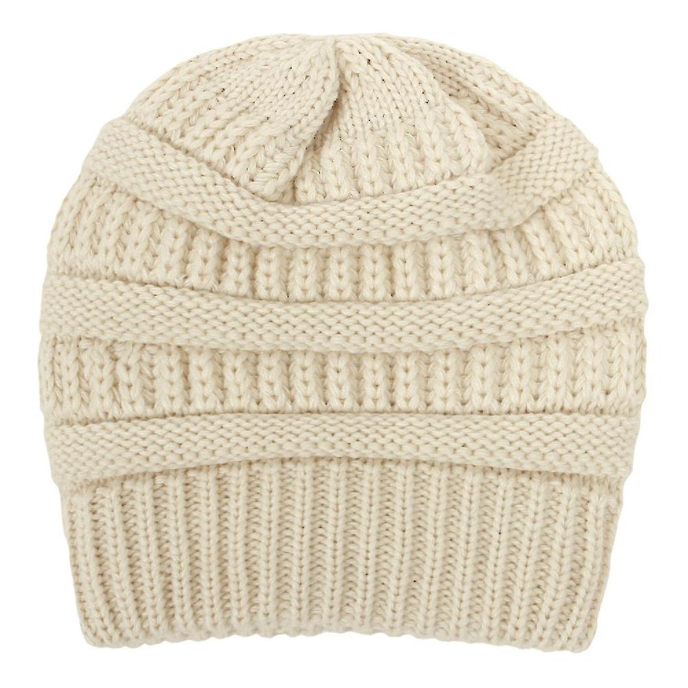 2 Pieces Of New And Satin-lined Woolen Hats Women's Knitted Pulr Hats For Men And Women Outdoors