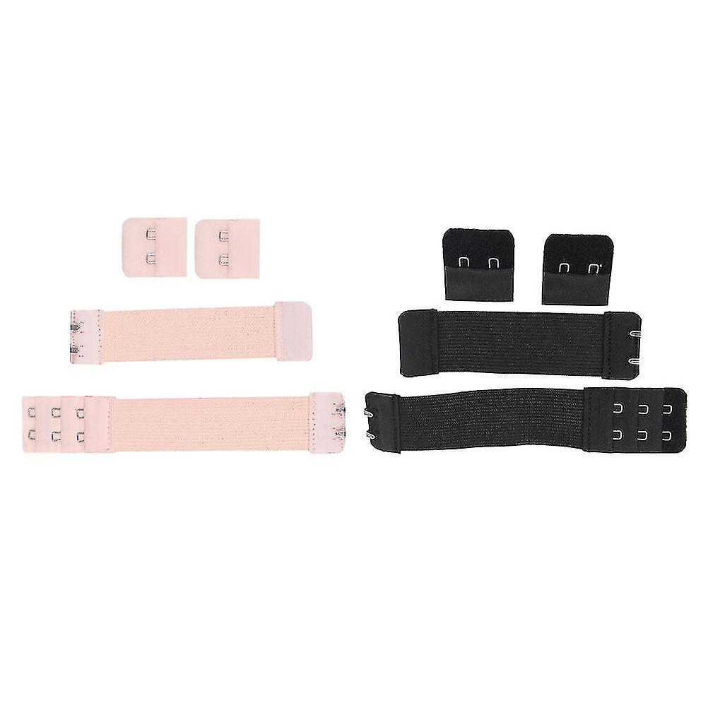 2 Sets Lingerie Buckles Bra Extension Buckle Adjustable Bra Stretchy Buckles
