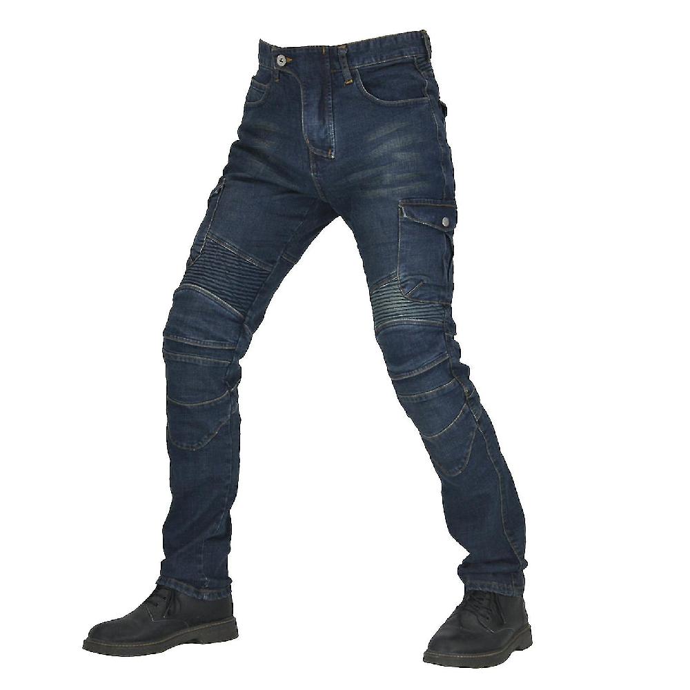 2021 Moto Riding Denim Pantaloni Da Corsa Per Uomo Multi Pocket Design Anti-fall Jeans Anti-caduta