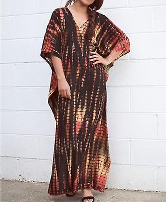 2022 Bohemian Striped Print Women Beach Dress Costume da bagno Cover Up Summer Tunic For Woman Beachwear Robe De Plage Kaftan Q1218a-1