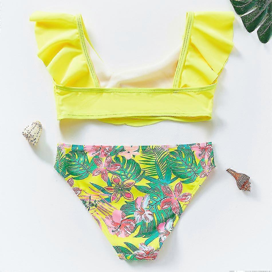 2023 Costume Da Bagno Per Ragazze Due Pezzi Hot Stamping Costumi Da Bagno Per Bambini 4-16 Anni Costumi Da Bagno Per Ragazze Jx25