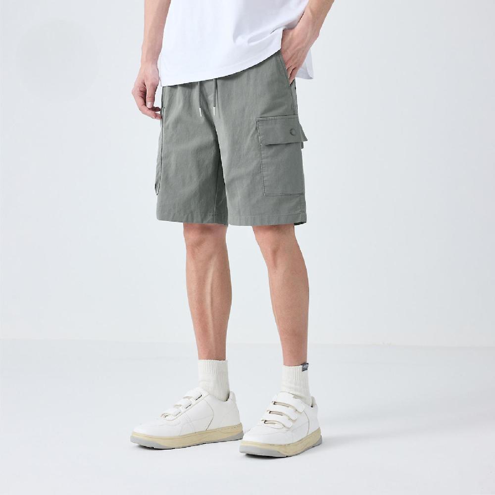 2024 new large size men's elastic waist pants men's casual pants summer new work style shorts for men