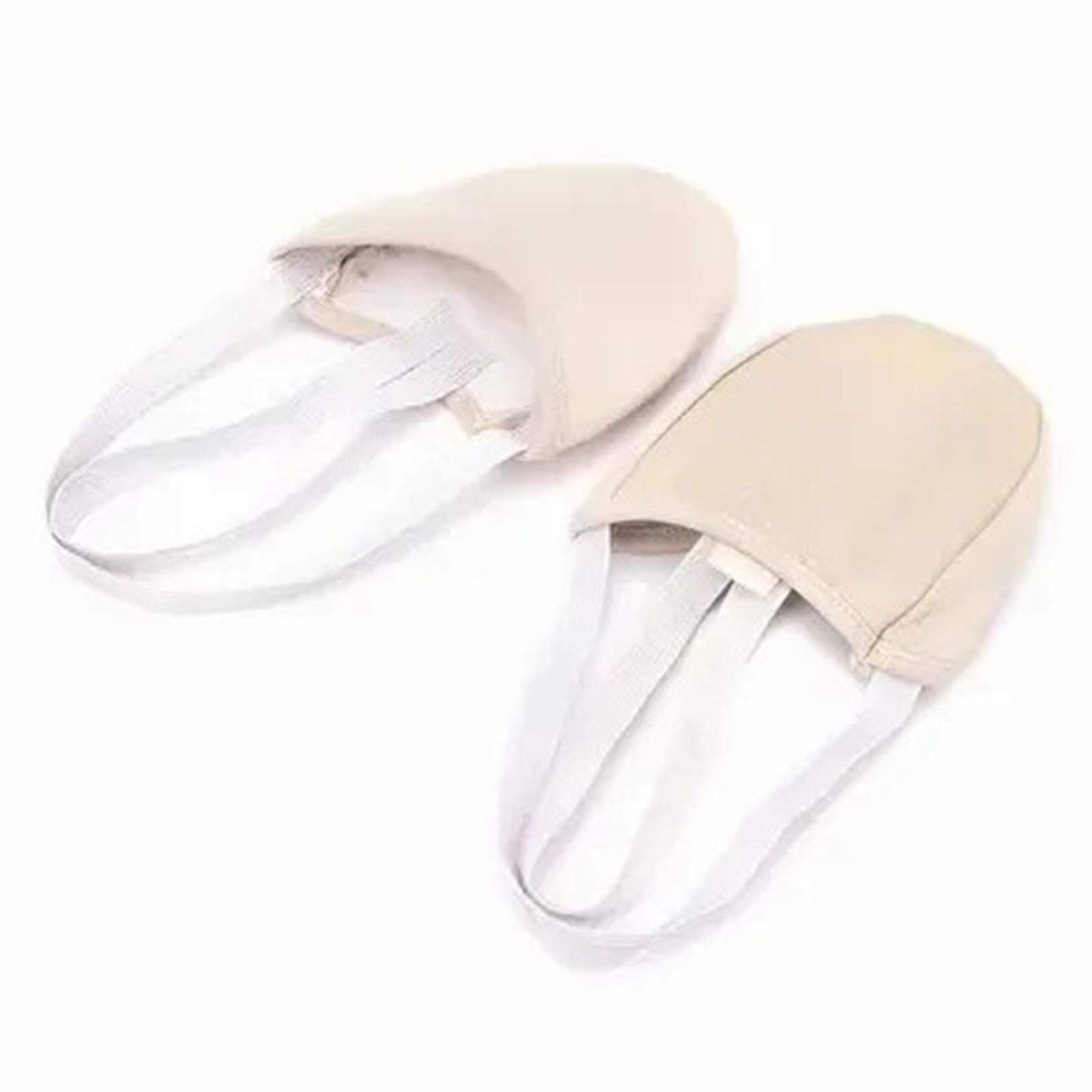 2024Girls Women Dance Half Sole Ballet Shoes Half Sole Synthetic Leather For Practice Performance