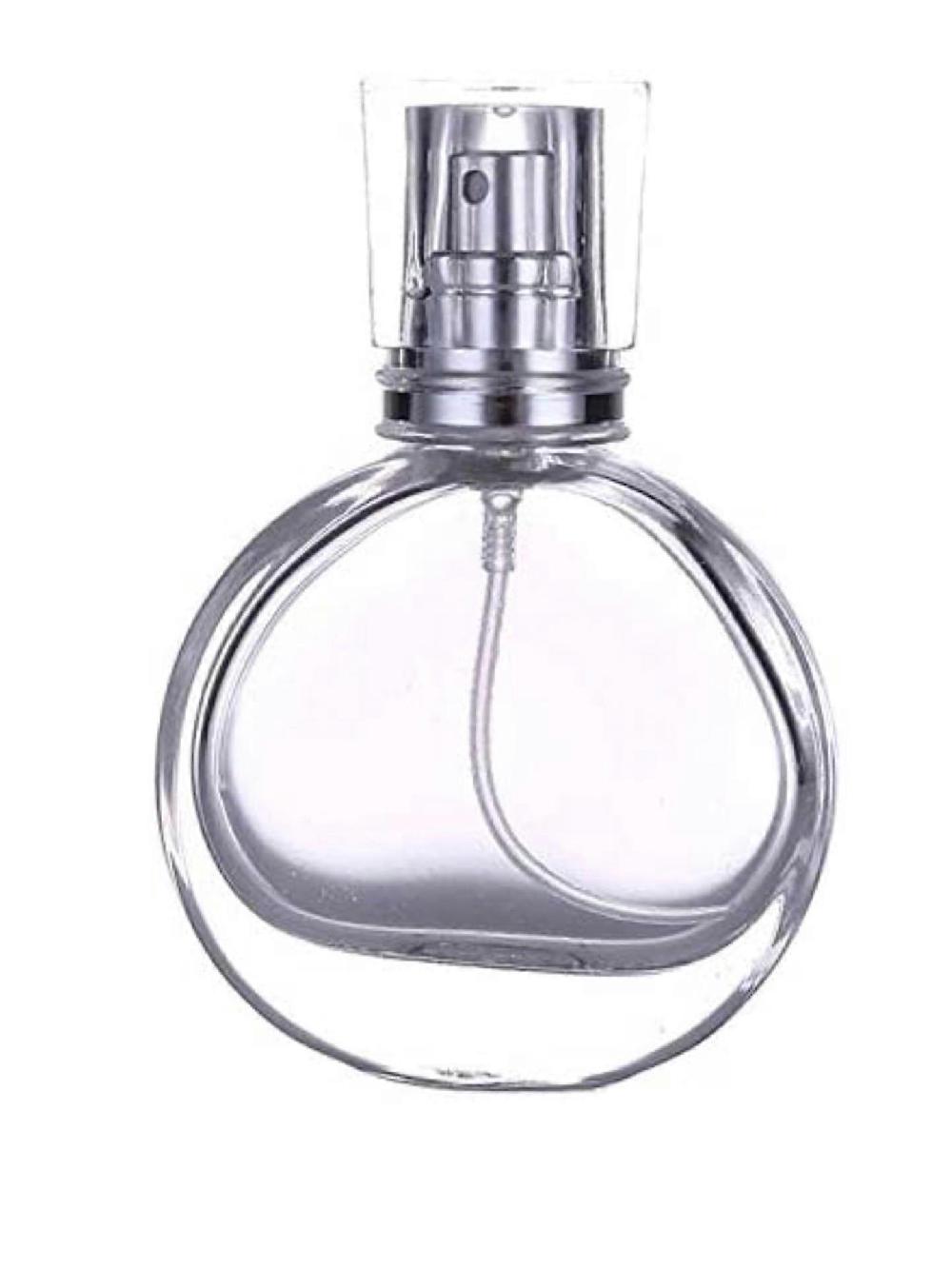 25ml Empty Glass Perfume Spray Bottle Atomizer Refillable Clear Round