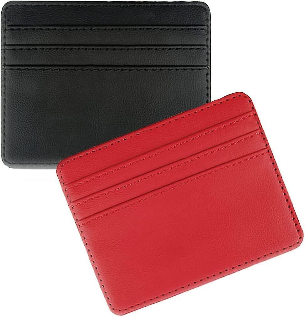 2pack Unisex Mini Card Holder Wallet Slim Credit Card Holder Minimalist Card