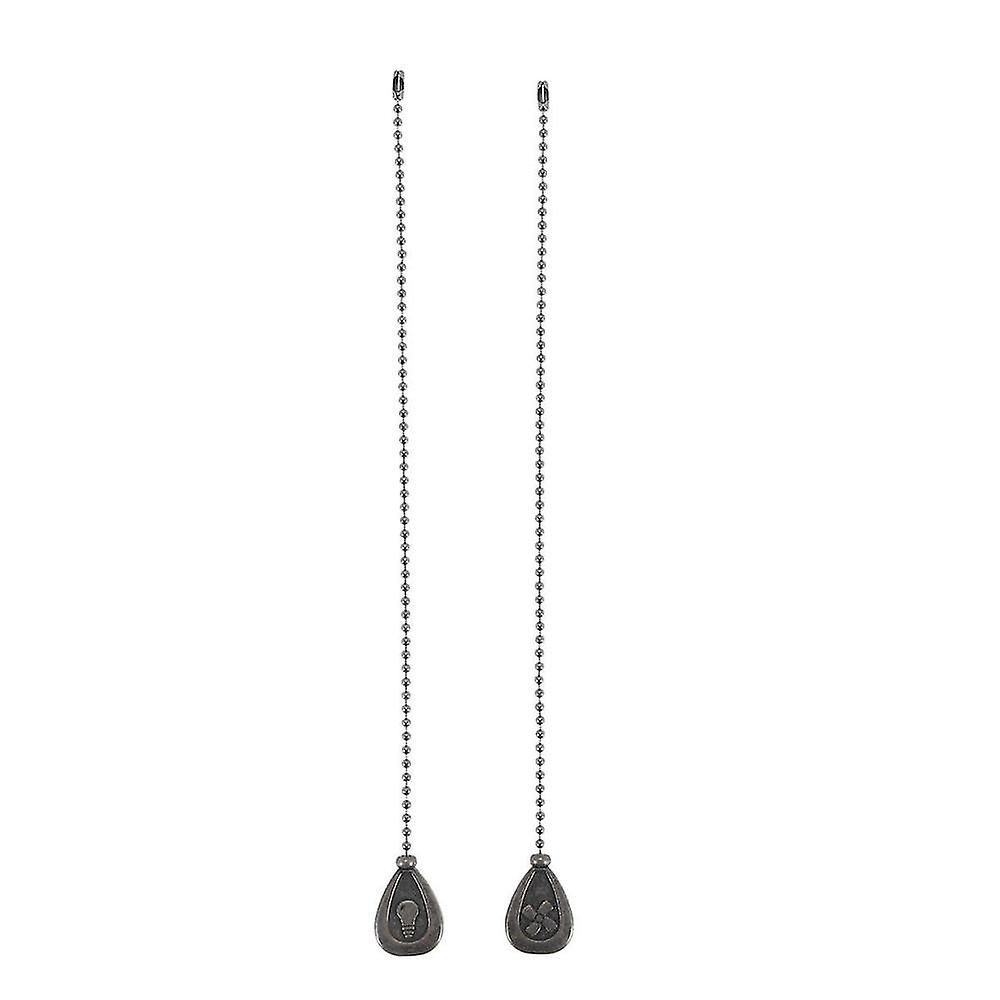 2pcs Ceiling Fan Pull Chain Set Decorative Fan Pull Chain Pendant Extension Lighting & Fan Beaded