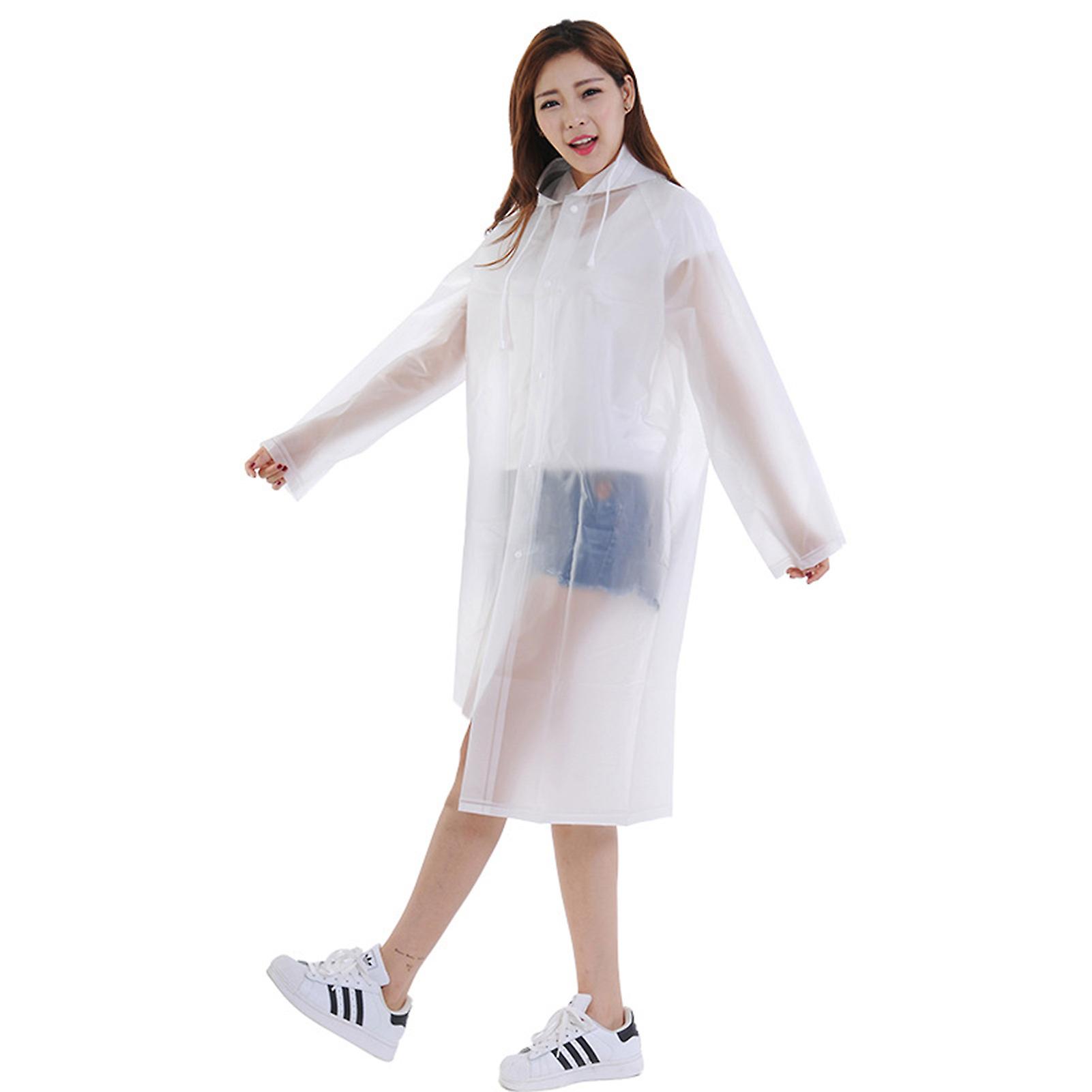 2pcs Impermeabili Monouso Unisex Eva Poncho Impermeabili Per Viaggi Pendolari Vita Quotidiana