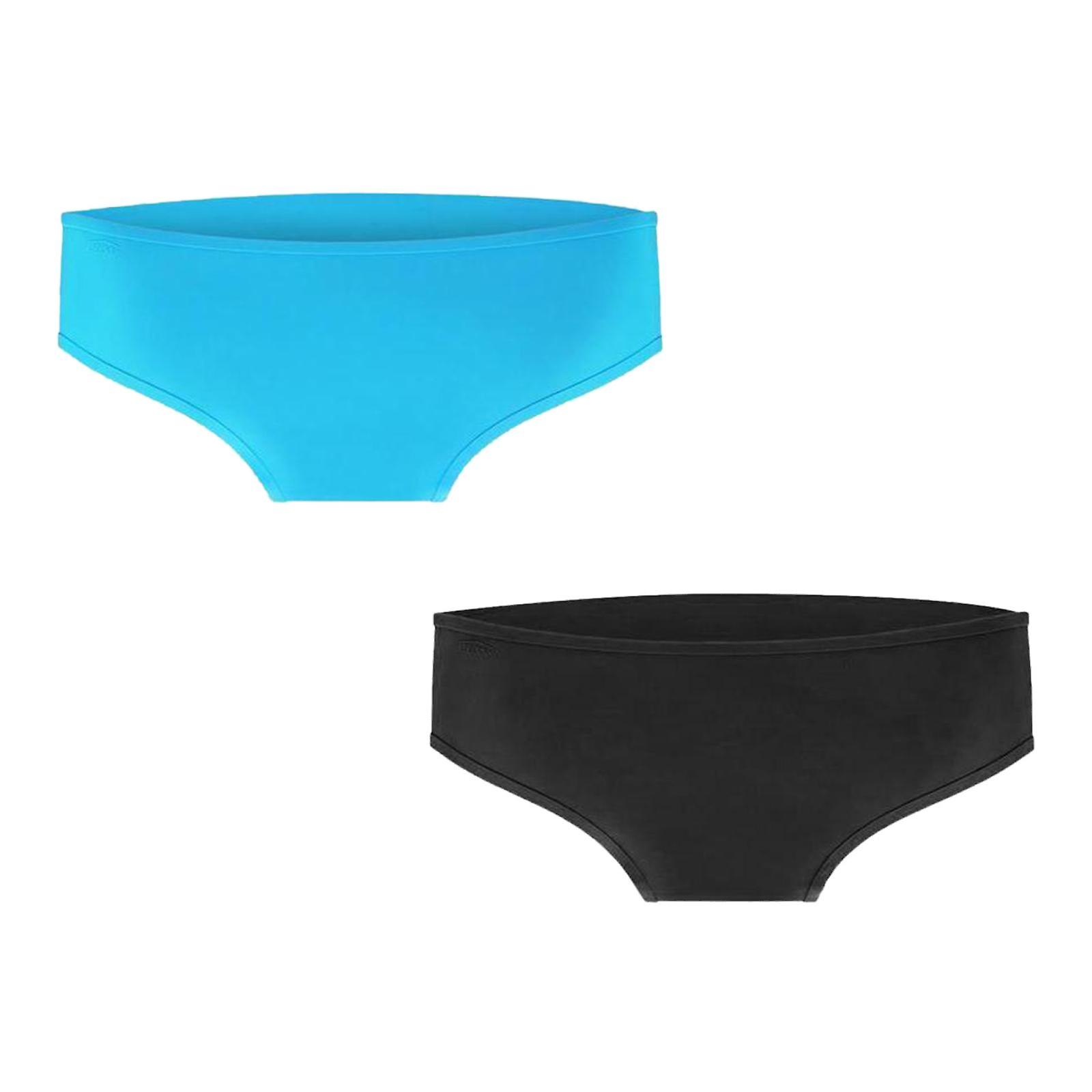 2Pieces Women Bikini Swim Trunks Silicone Underwear Summer Bottom Pants