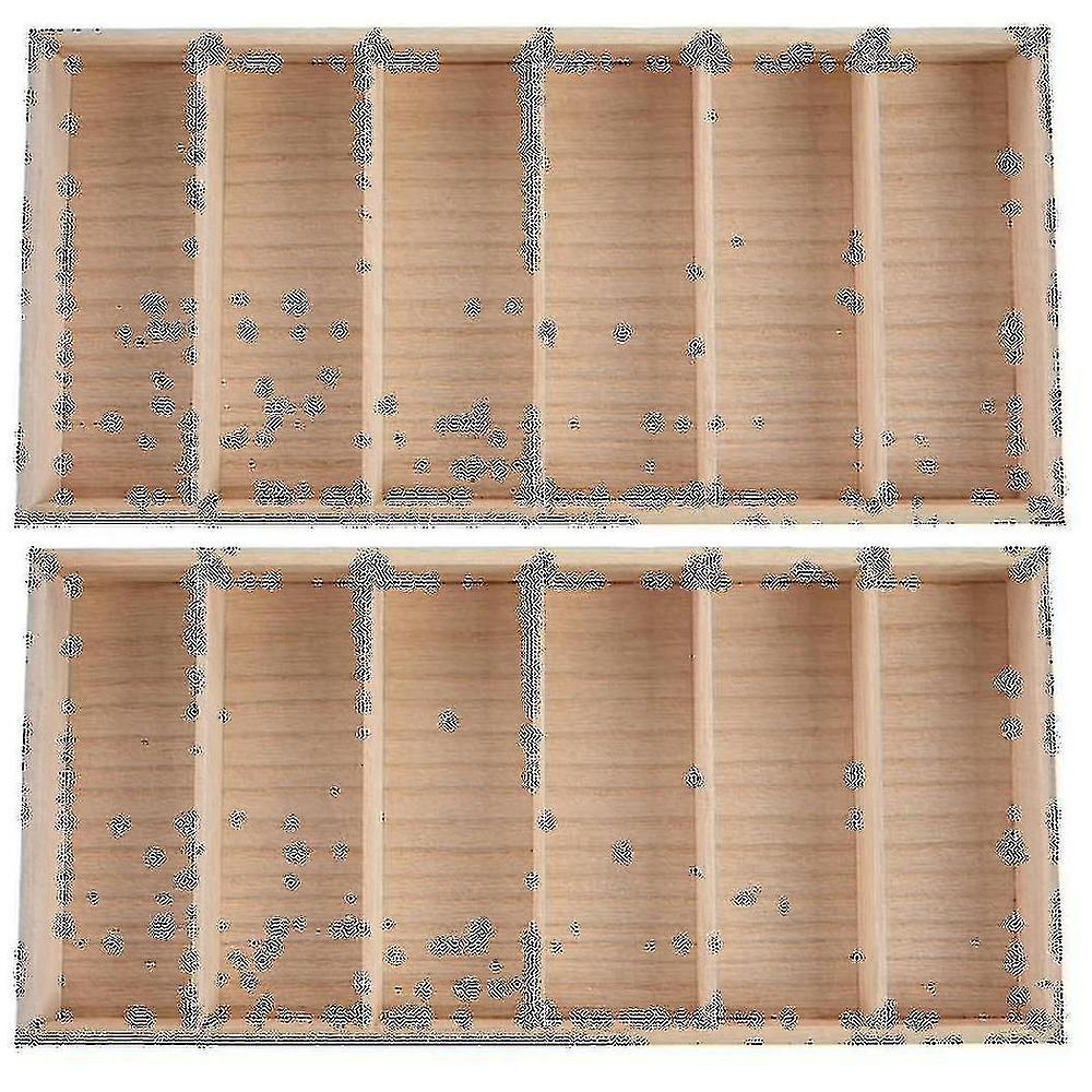 2x Eyeglass Display Organizer Glasses Display Box Sunglasses Storage Cases Custom Wooden Box For