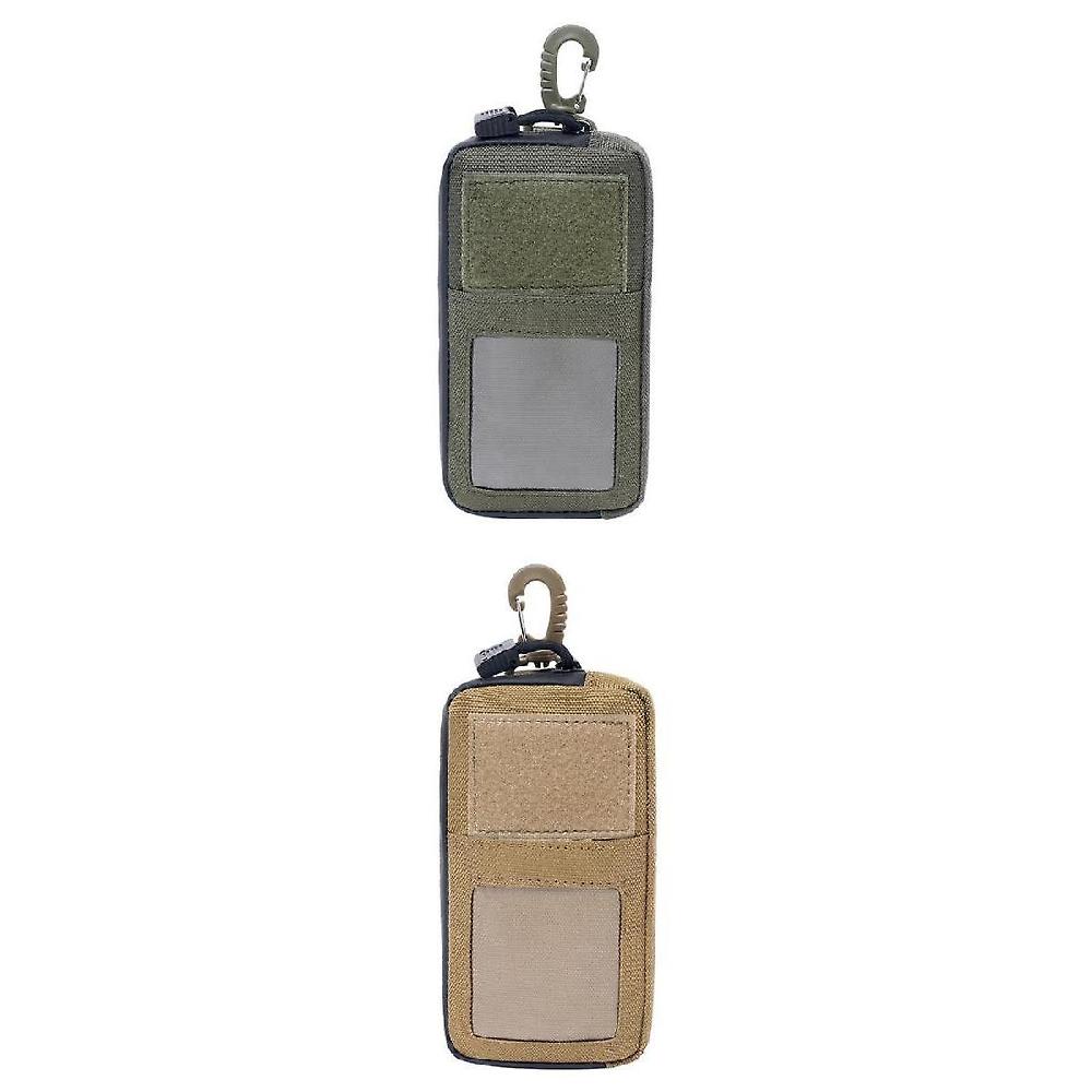 2x Nylon Waterproof Mini Wallet Card Money Key Pack Waist Bag Pack